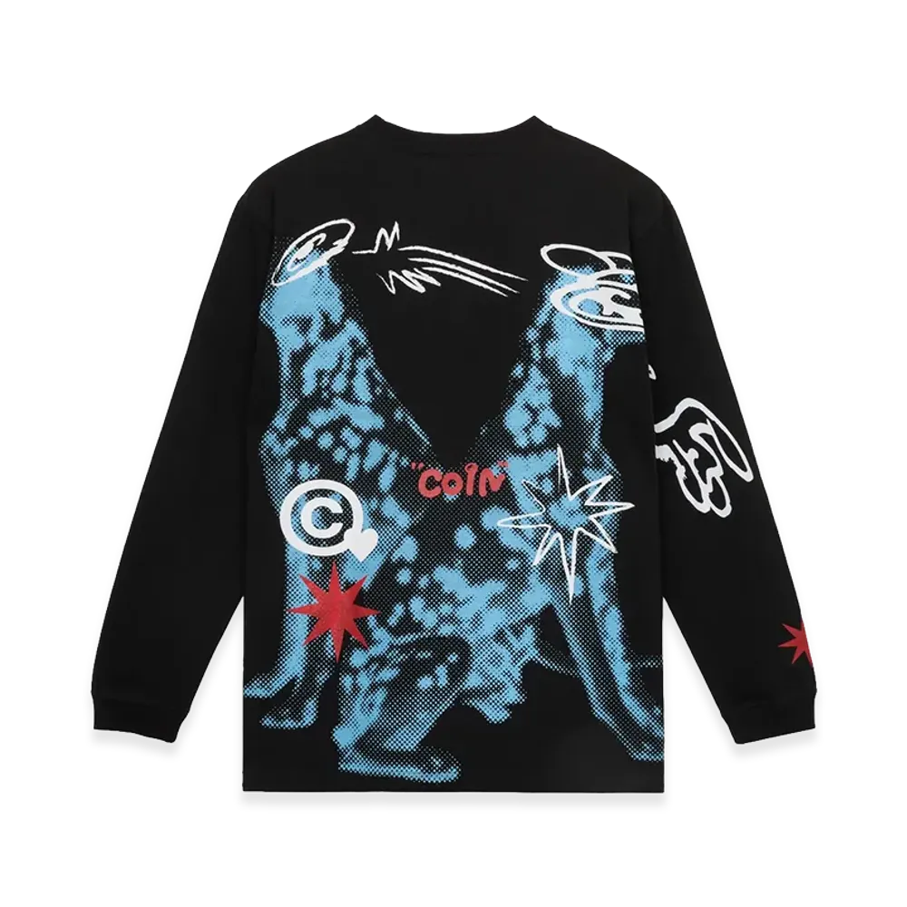 GDC x COIN PARKING DELIVERY Two Dogs Long Tee "Black"