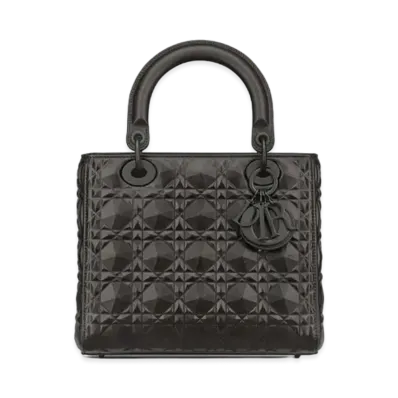 Dior Lady Dior My ABC Dior Bag Cannage Calfskin "Black"