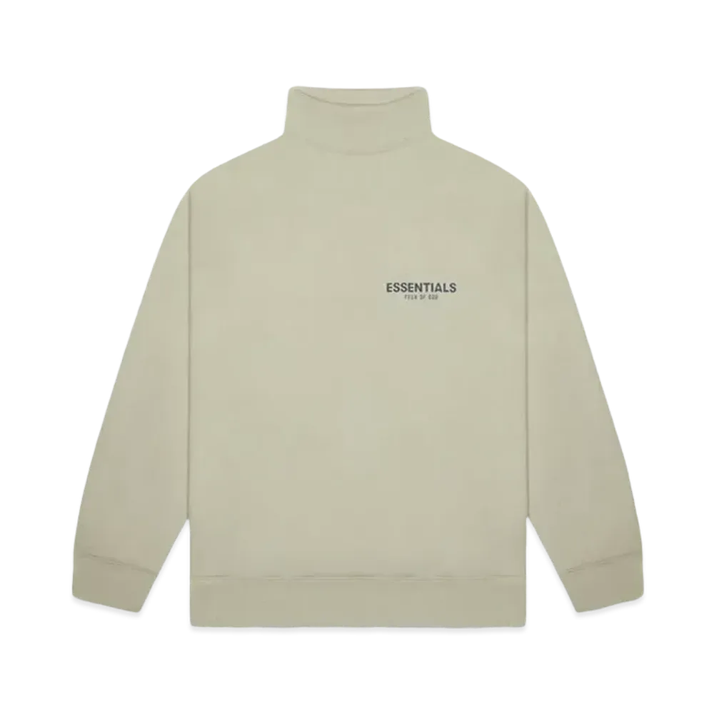 FEAR OF GOD ESSENTIALS Pull-over Mockneck Sweatshirt "Moss"