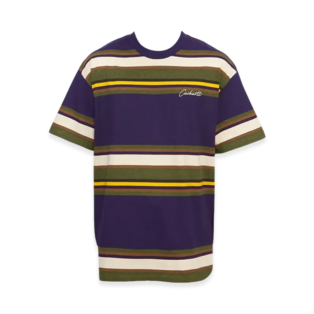 Carhartt WIP Morcom Check T-Shirt "Purple"