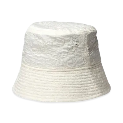 NEW ERA Bucket 01 Sailor Brim Jacquard Fabric "Chrome White"
