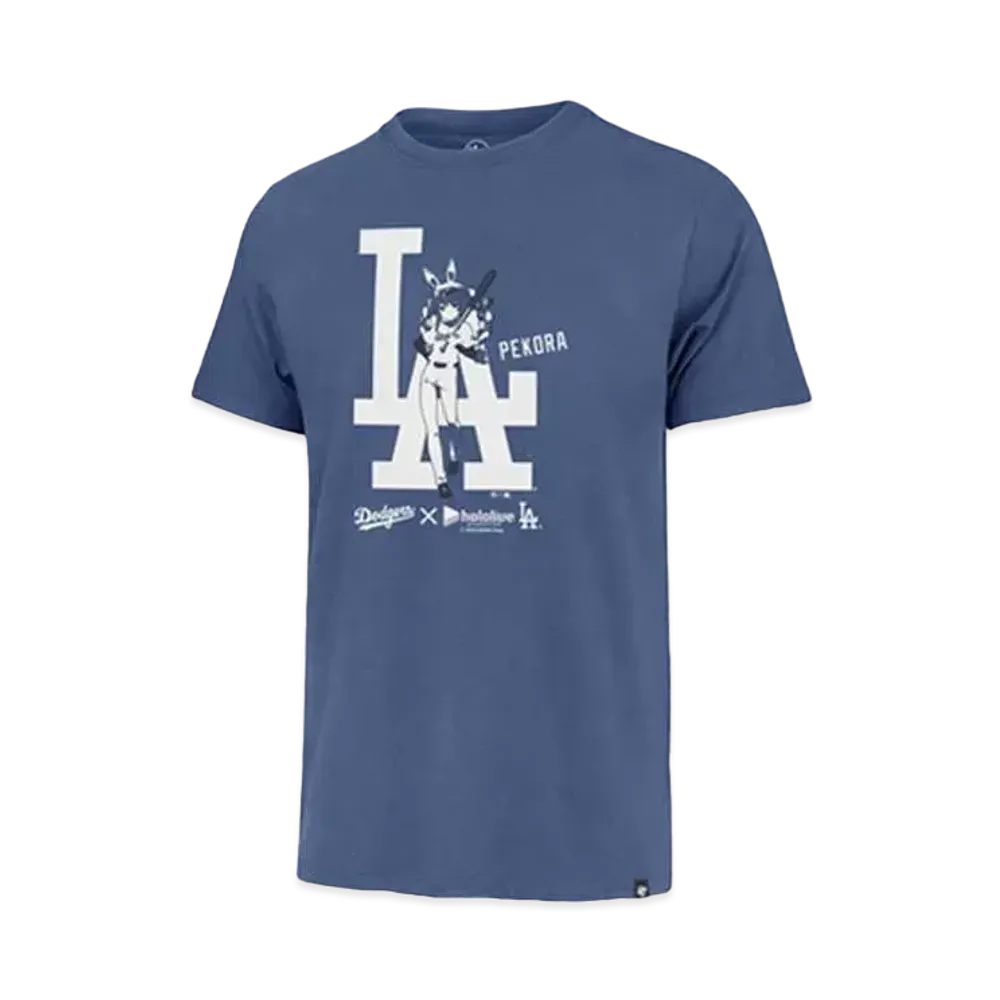 Los Angeles Dodgers x Hololive Production Usada Pekora T-Shirt "Blue"