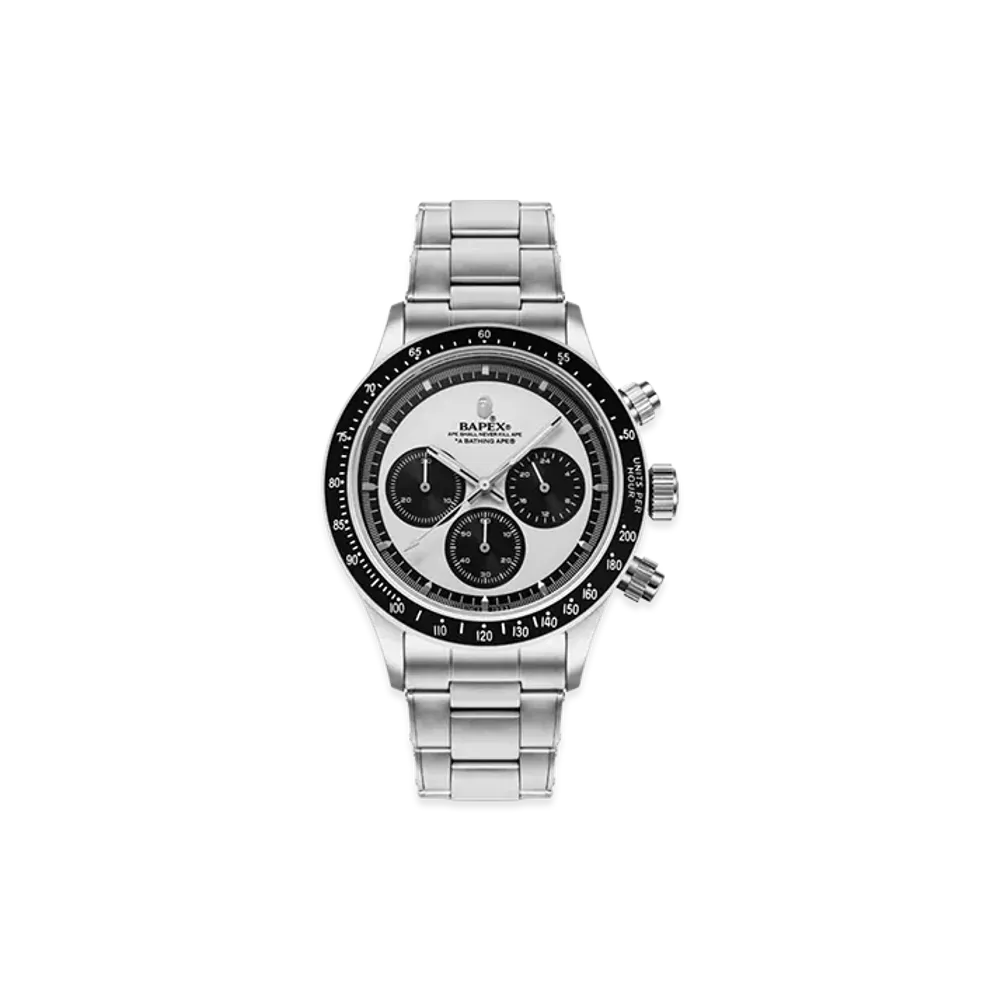 A BATHING APE Classic Type 4 Bapex "Silver"
