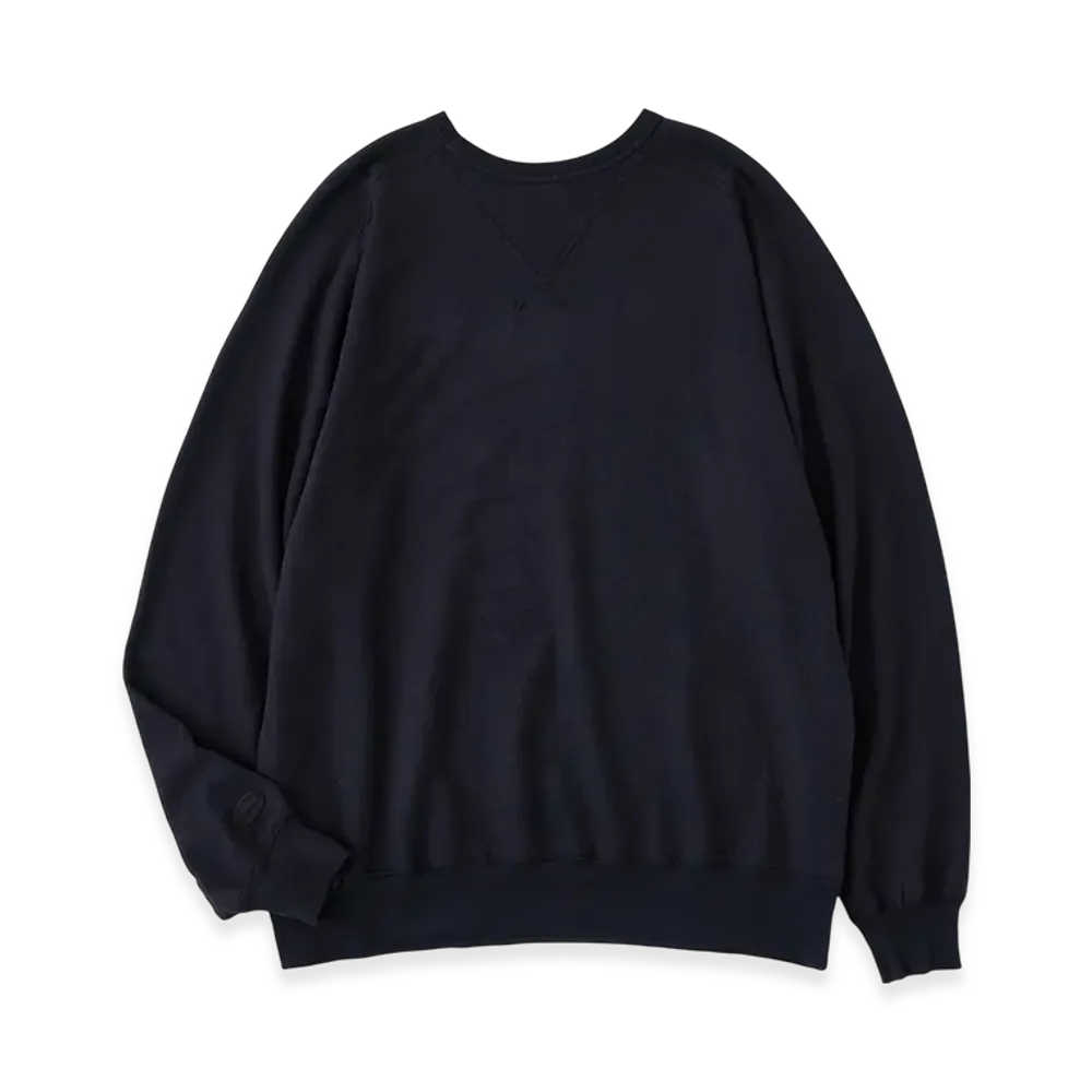 NICENESS Lars Lightweight Sweat Crewneck Pullover "Black"