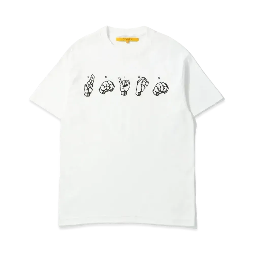 UNION Language Tee "Optic White"