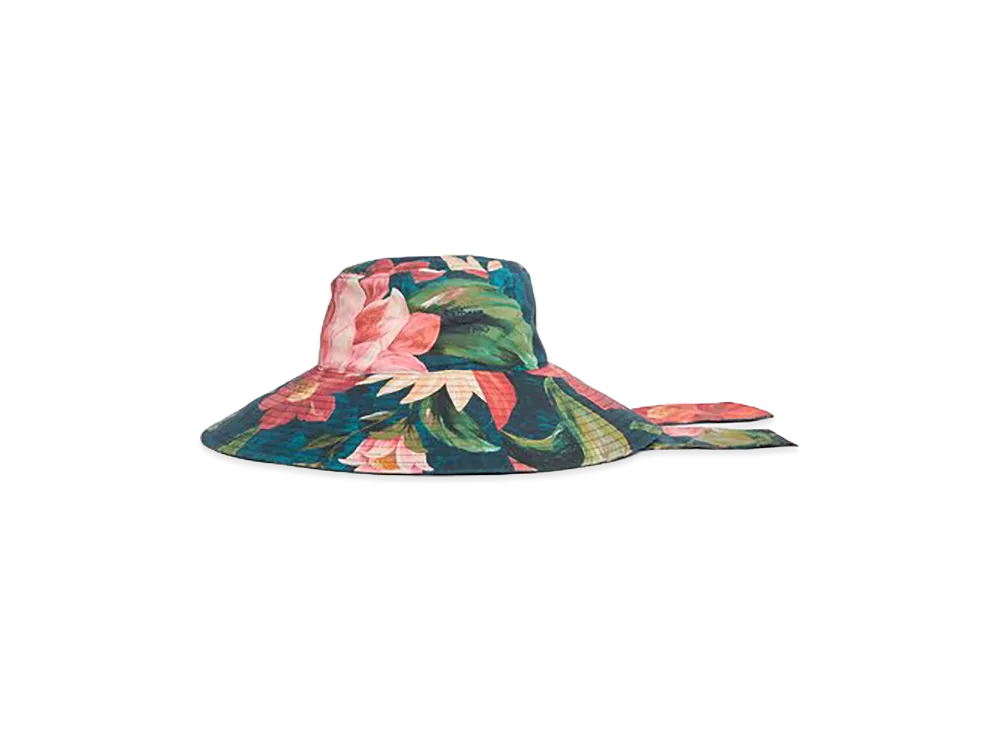 Barbour x FARM Rio Women's Wildflower Hat "Navy"