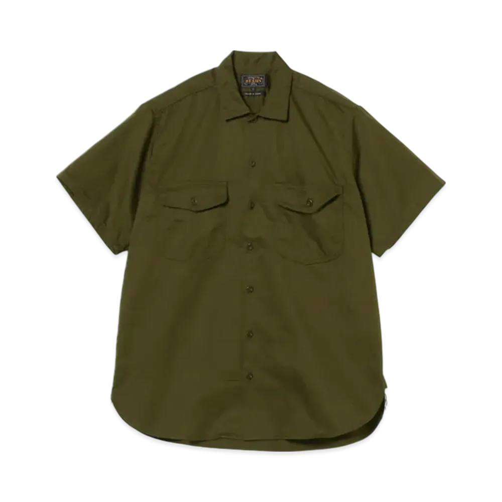 BEAMS Work Twill Classic Fit "Olive"