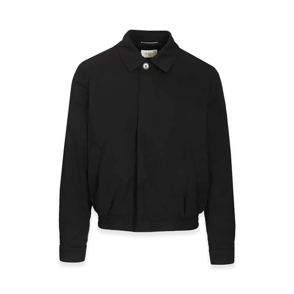 Saint Laurent Embroidered Short Jacket "Black"