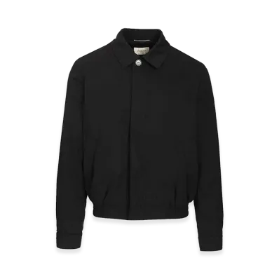 Saint Laurent Embroidered Short Jacket "Black"