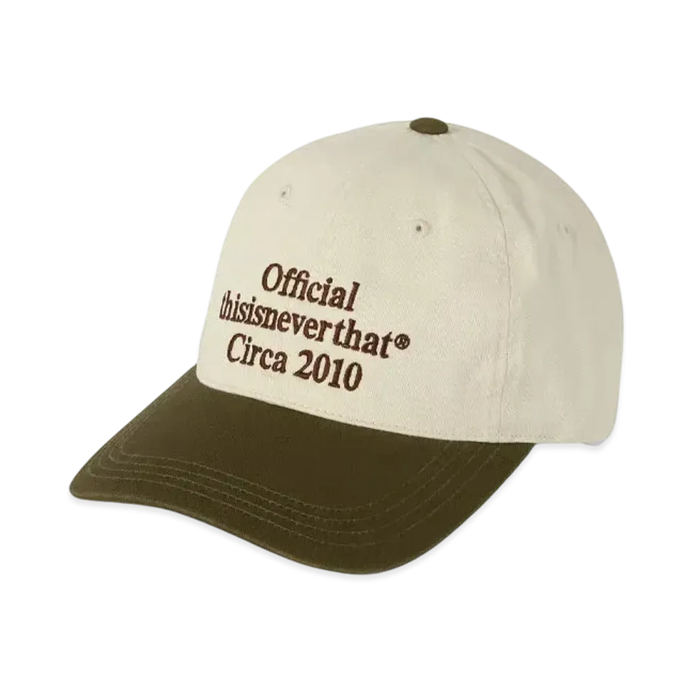 thisisneverthat Times Cap "Beige/Brown"