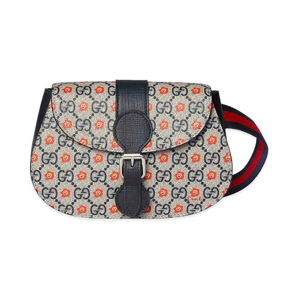 GUCCI Belt Bag Junior Supreme Flowers "Nude/Neutrals"