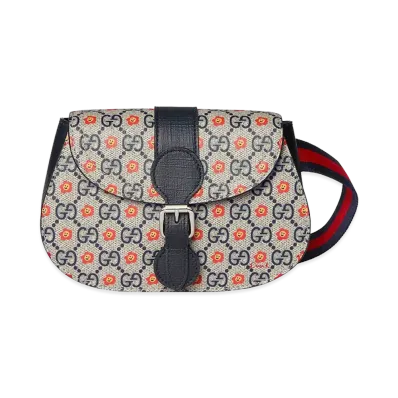 GUCCI Belt Bag Junior Supreme Flowers "Nude/Neutrals"