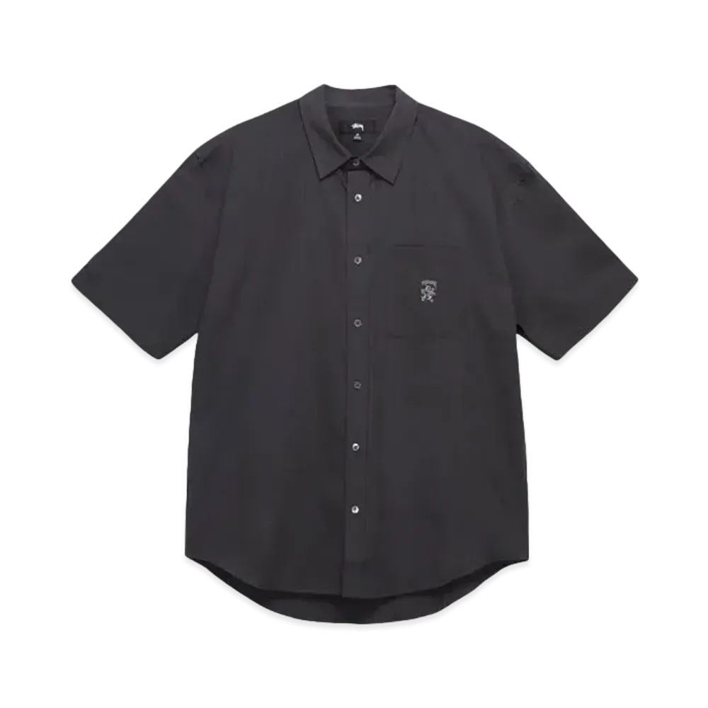 Stussy Boxy Striped Shirt "Black Stripe"