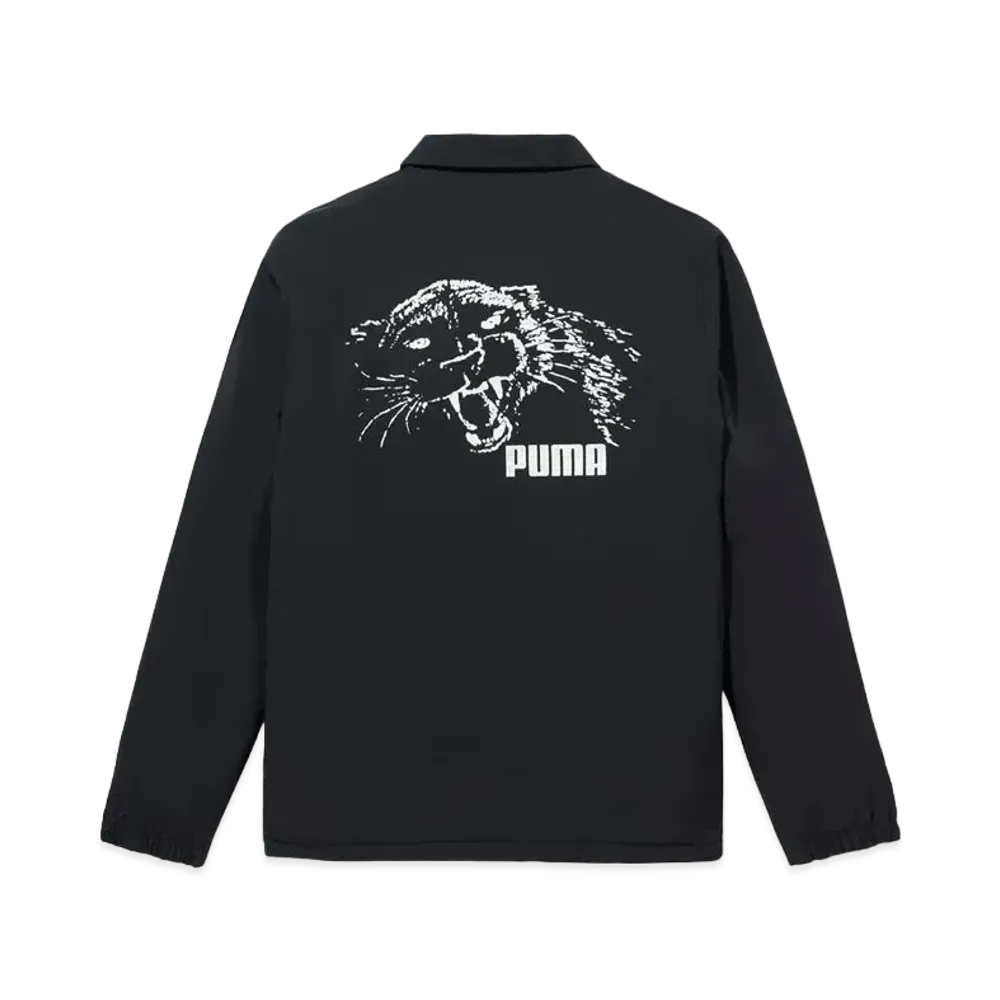 Noah x Puma Sherpa-Lined Coach's Jacket "Black"