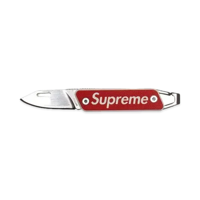 Supreme x TRUE Modern Keychain Knife "Red"