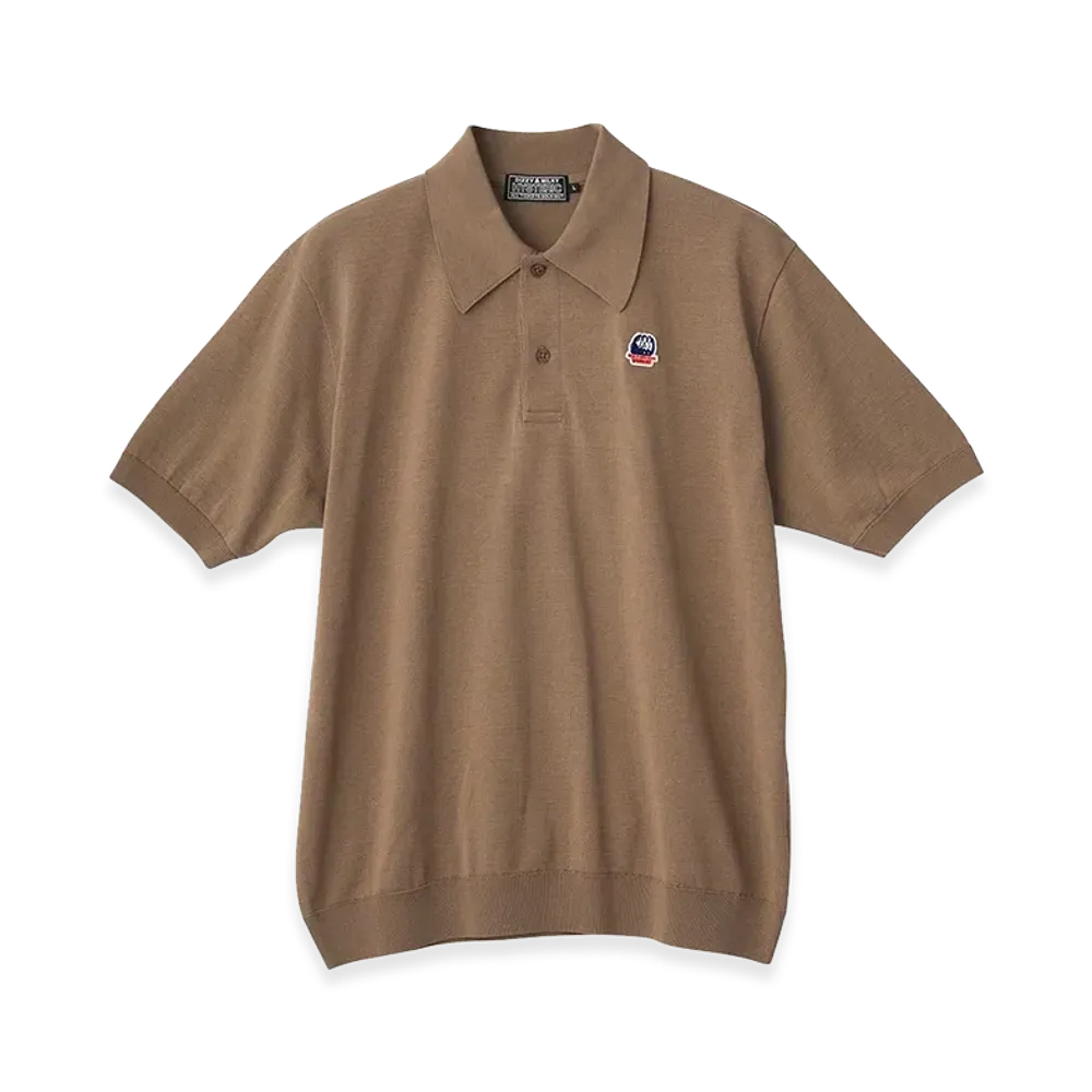 HYSTERIC GLAMOUR Multi Woman Patch Polo Shirt "Brown"