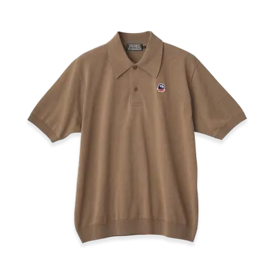 HYSTERIC GLAMOUR Multi Woman Patch Polo Shirt "Brown"