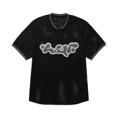 HUF Half Time Henlry Jersey "Black"