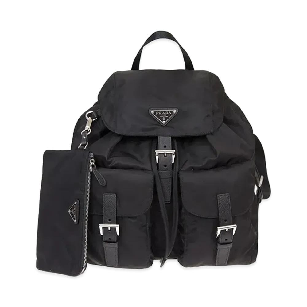 PRADA Nylon Medium Backpack "Black"