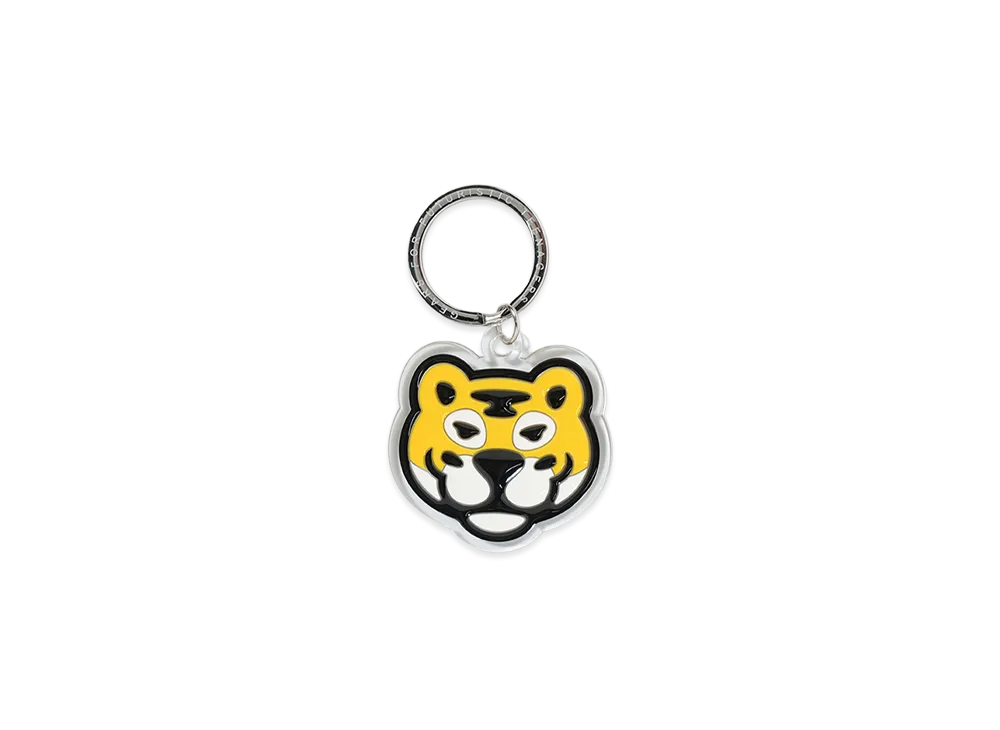 HUMAN MADE Animal Keyring Tiger "Yellow" HM26GD095