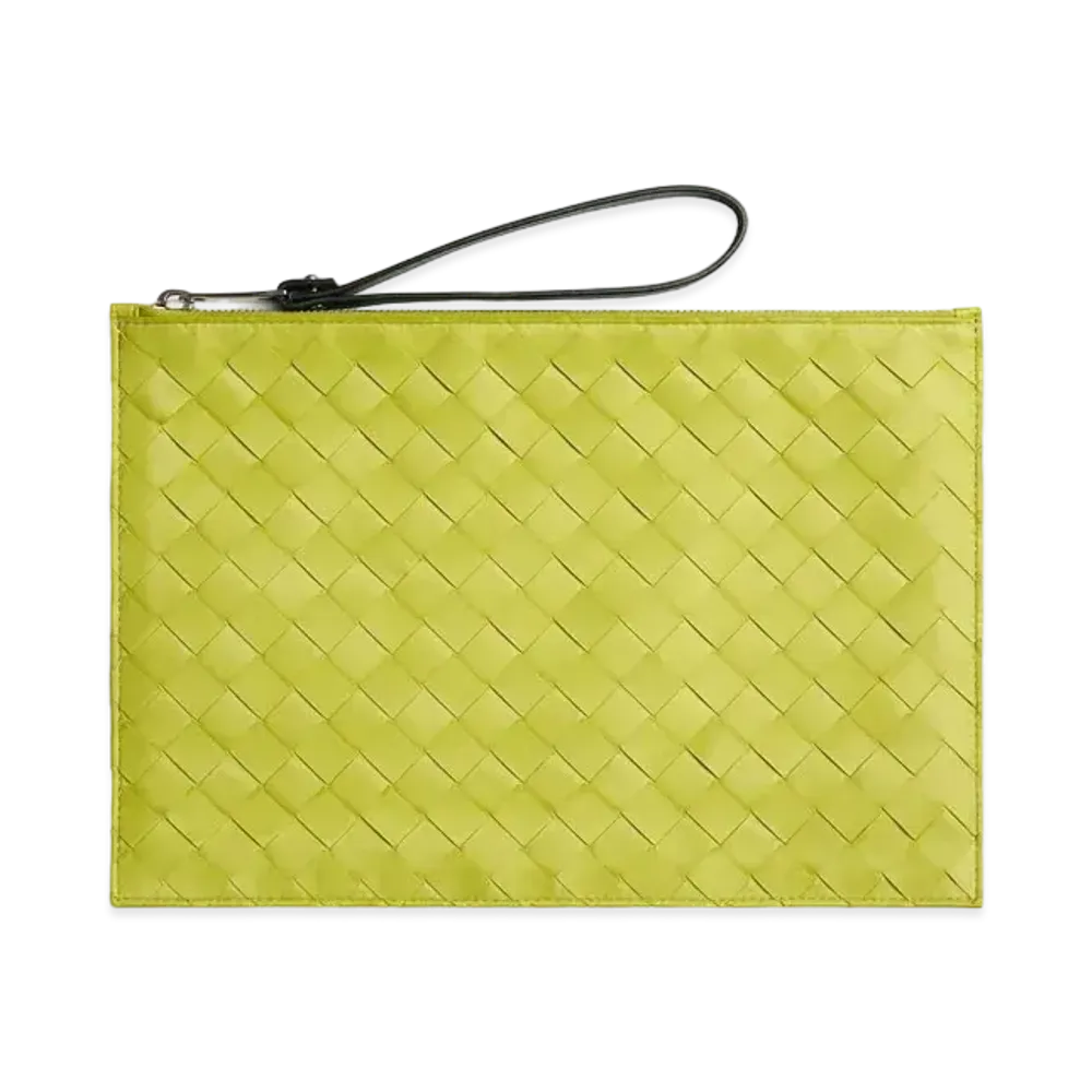 Bottega Veneta Pouch "Kiwi/Camping"