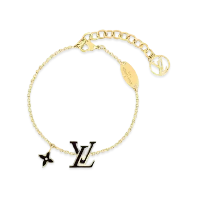 Louis Vuitton LV Iconic Enamel Bracelet "Noir"