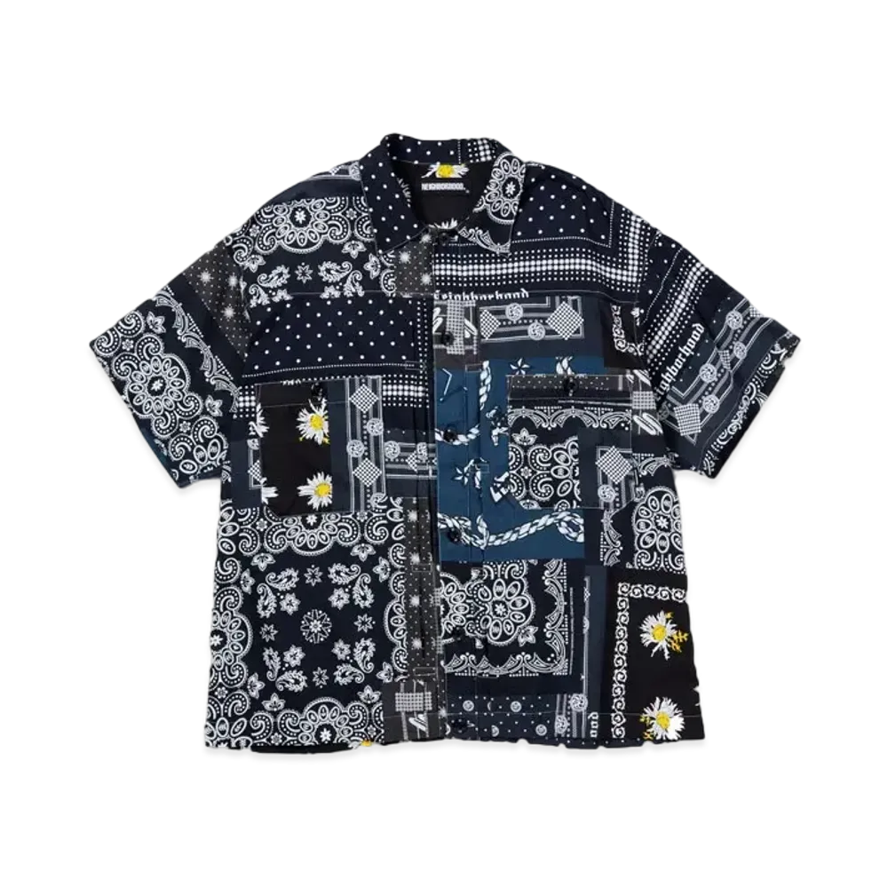 NEIGHBORHOOD BANDANA . TYPE-B / C-SHIRT . SS "Black"
