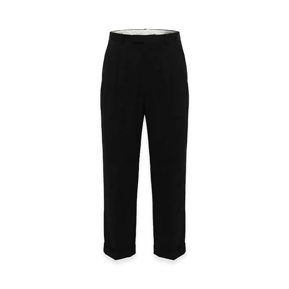 Bottega Veneta Light Wool Twill Pants "Black"