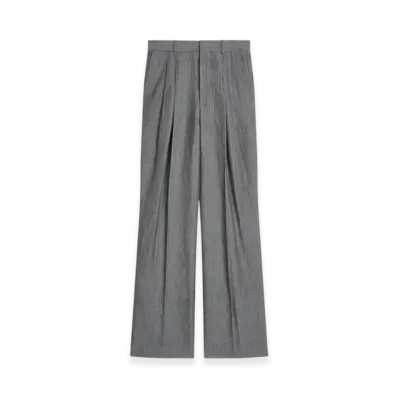 DRIES VAN NOTEN Linen Straight Pants "Raf"