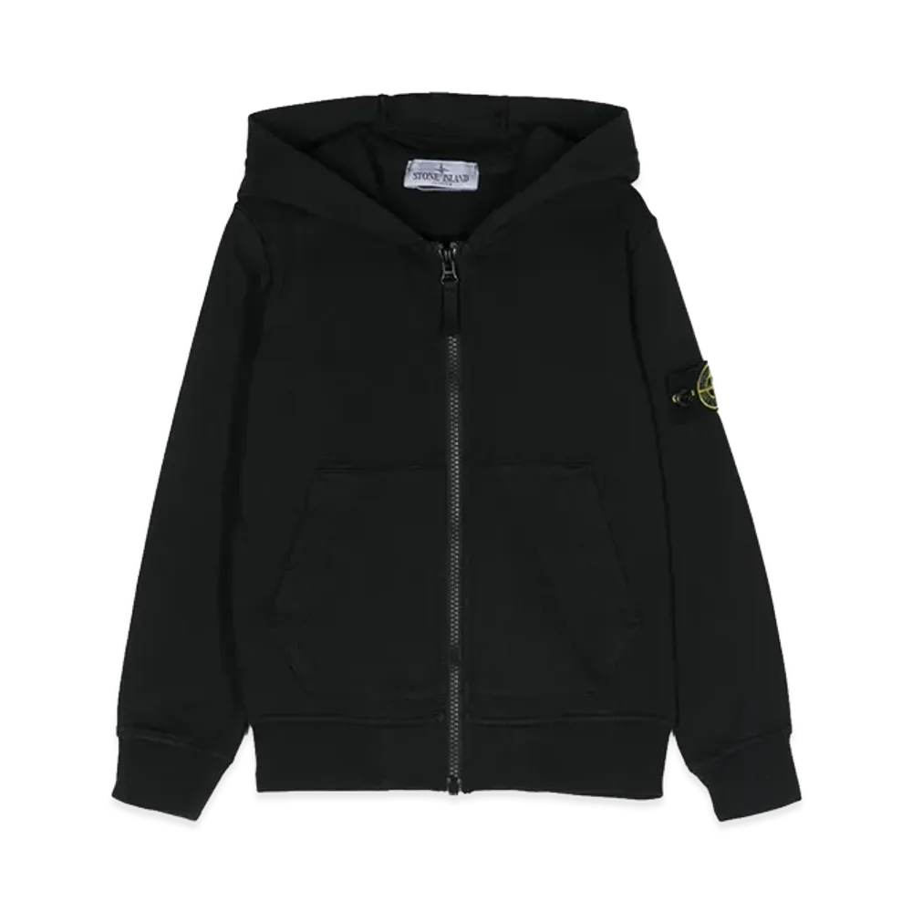 Stone Island Kids Hoodie "Black"