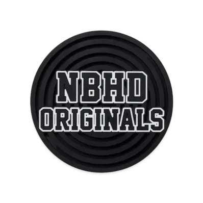 NEIGHBORHOOD Logo Coaster "Black"