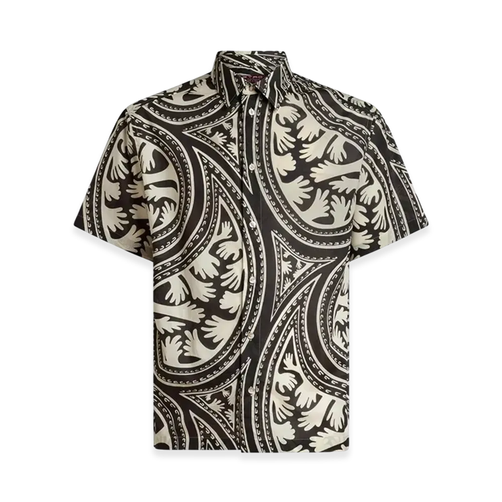 ETRO per Kaito Takahashi Short Sleeve Shirt "Black"