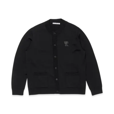 Acne Studios Crewneck Cardigan "Black"