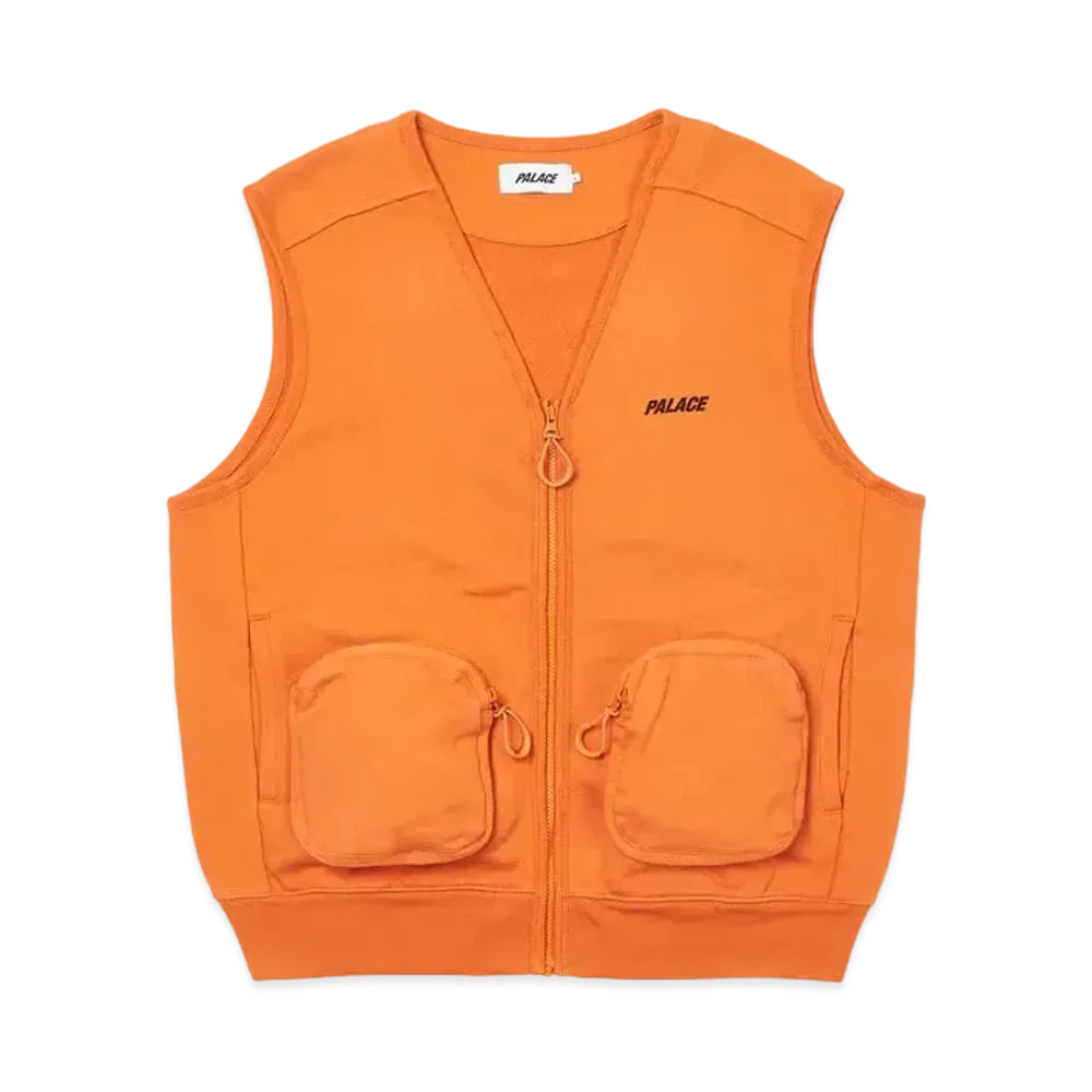 PALACE LONDON SWEAT GILET "Rust"