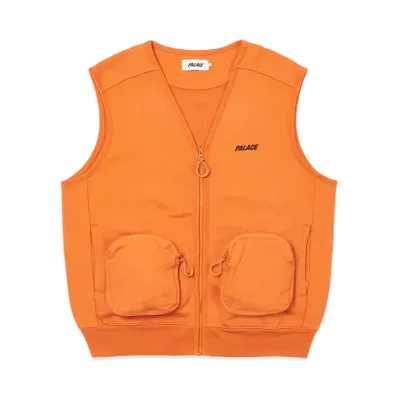 PALACE LONDON SWEAT GILET "Rust"