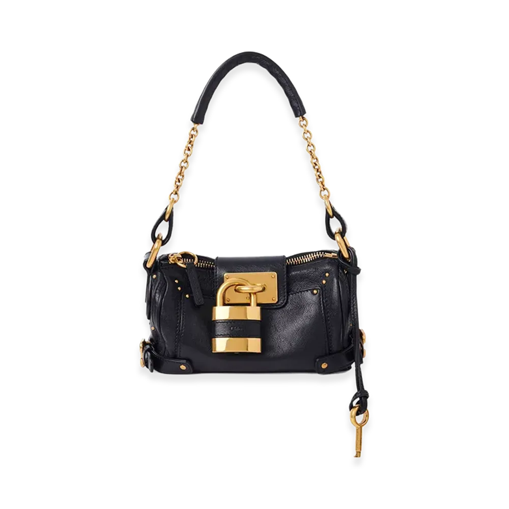 Chloe Women's Paddington Small Leather Shoulder Bag "Black"