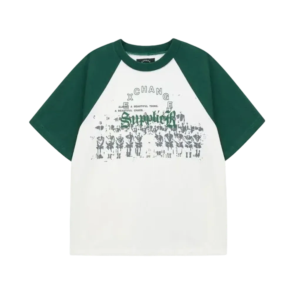 SUPPLIER x Ep Raglan Tee "White"