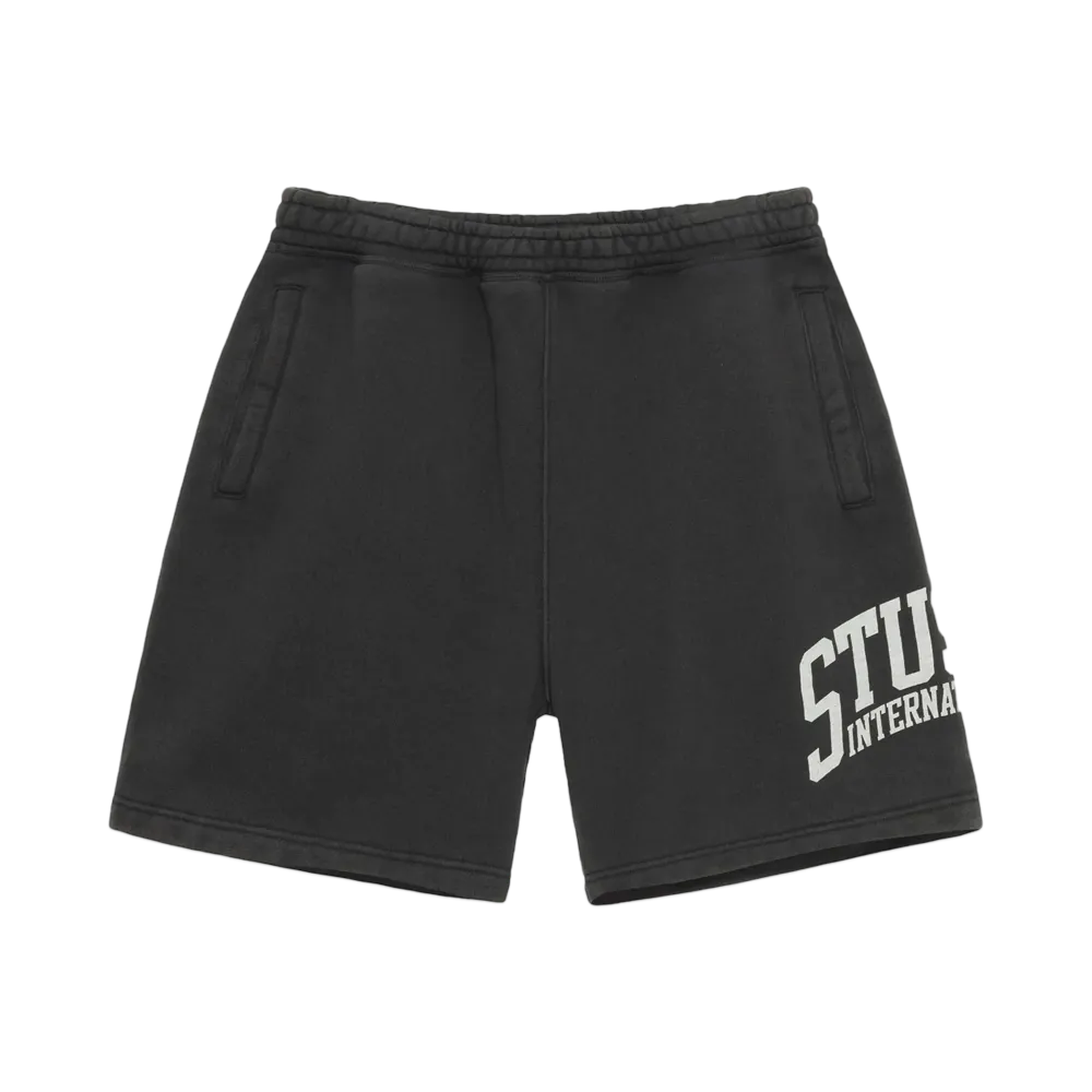 Stussy Fleece Short International "Washed Black"