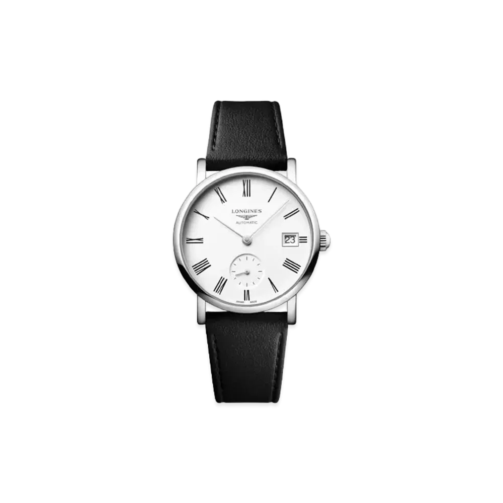Longines Elegant Collection 34.50 mm "Matte White/Stainless Steel/Black" L4.312.4.11.0