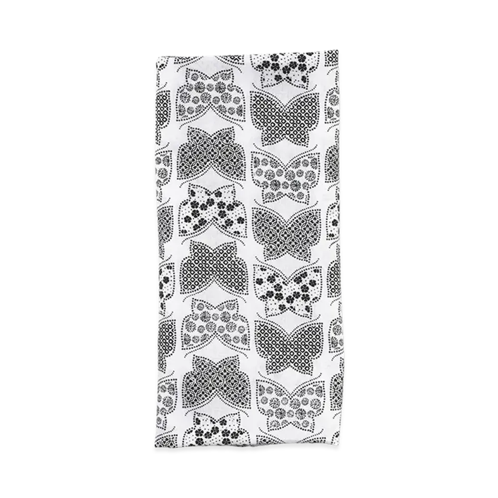 NEEDLES Tenugui - Papillon Print "White"