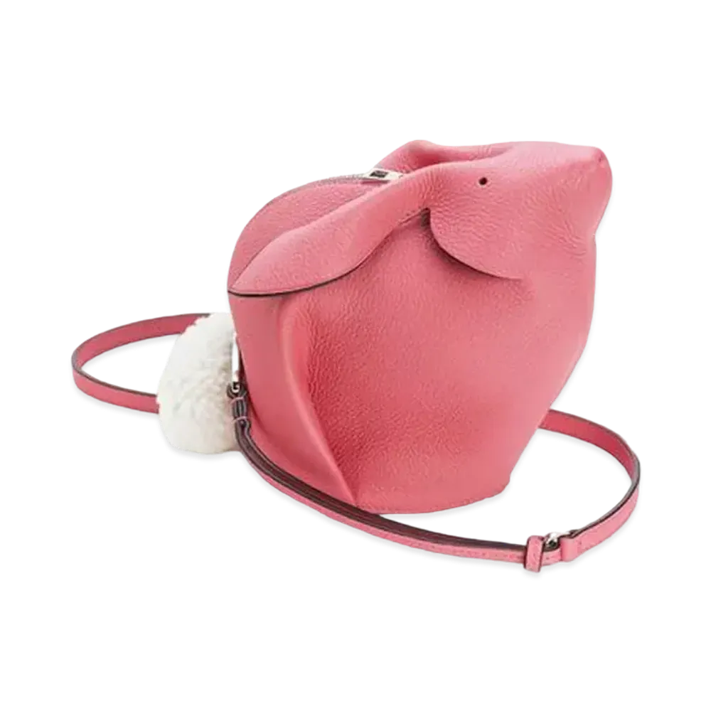LOEWE Bunny Bag In Calfskin And Shearling "New Candy"