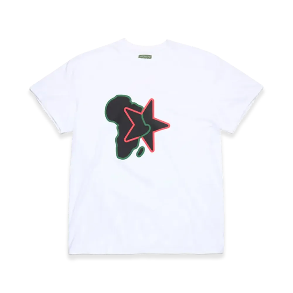 DENIM TEARS Pan-African Star Tee "White"
