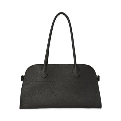 The Row Women's Margaux Shoulder 12 Leather Bag "Black"