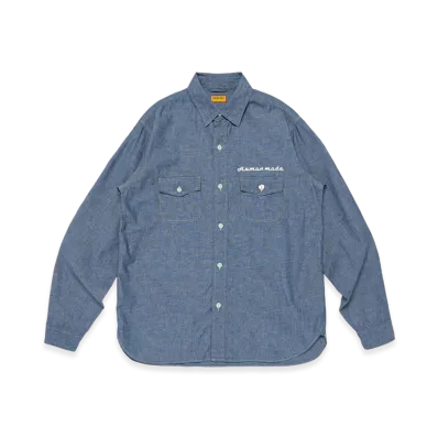 HUMAN MADE Chambray Shirt "Blue"