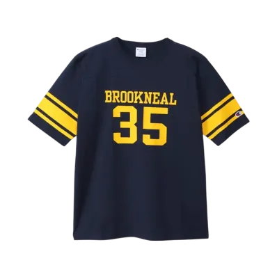 Champion Large Size Short Sleeve Football T-Shirt 25SS "Navy"