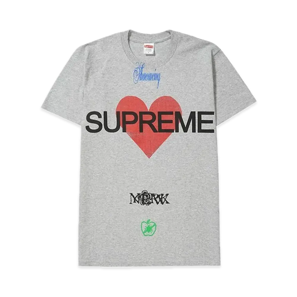 Supreme Announcing Tee "Heather Grey"