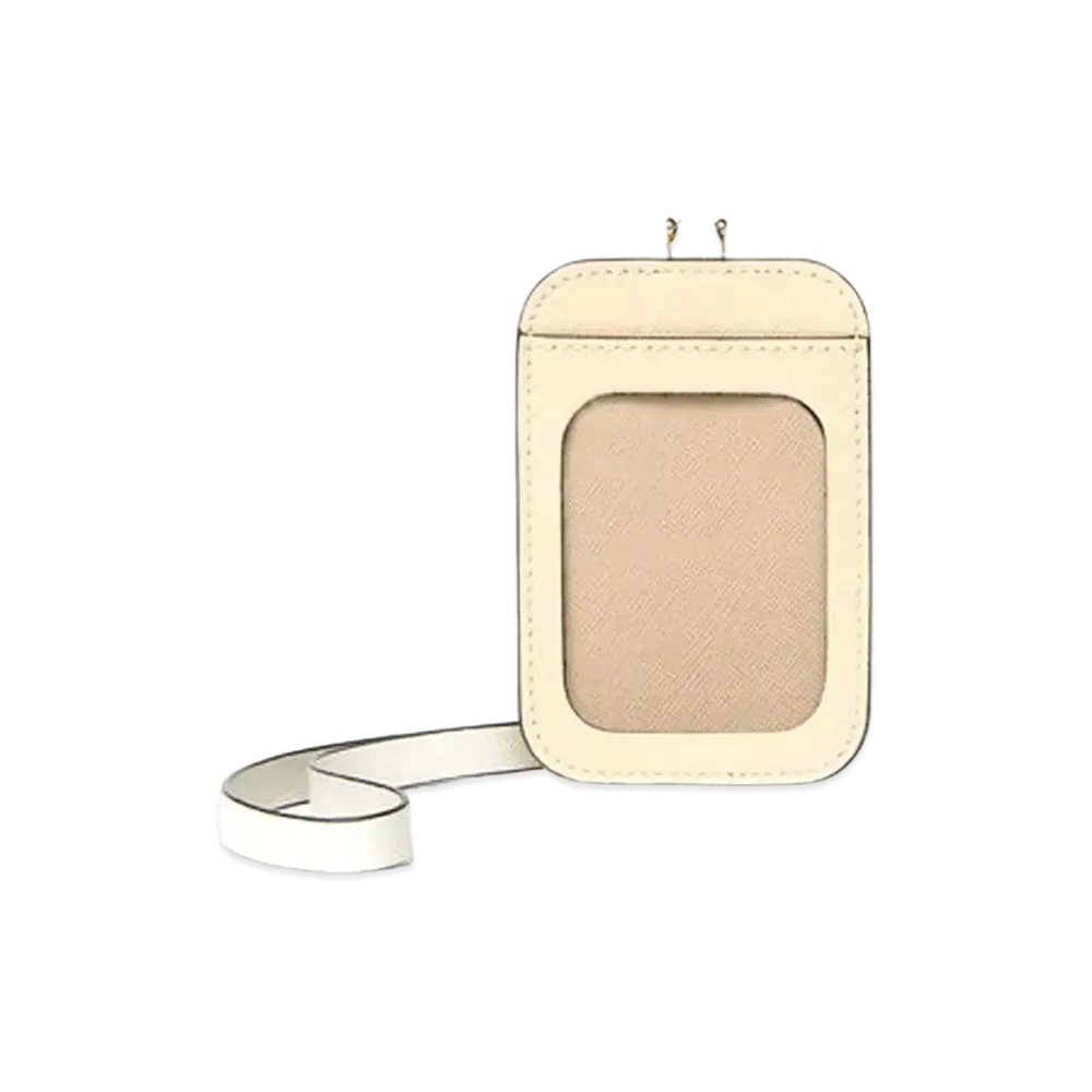 Marni Tri Coloured Badge Holder in Saffiano Leather
