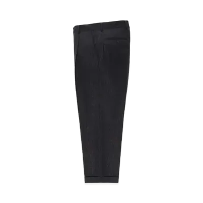 WACKO MARIA Dormeuil / Glitter Pleated Trousers (Type-2) "Black"
