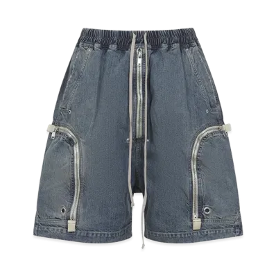 Rick Owens DRKSHDW 'bauhaus Pod' Bermuda Shorts "Blue"