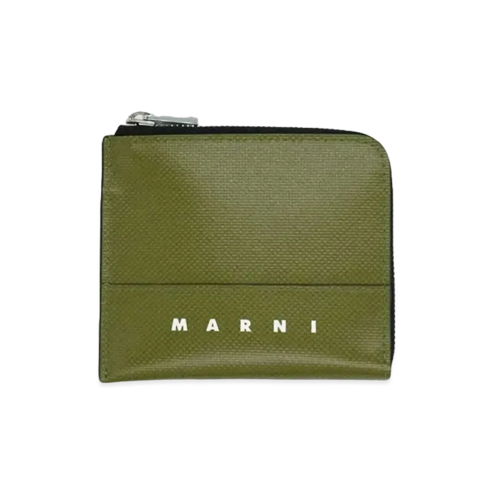 MARNI ZIP AROUND "LEAV GREEN"